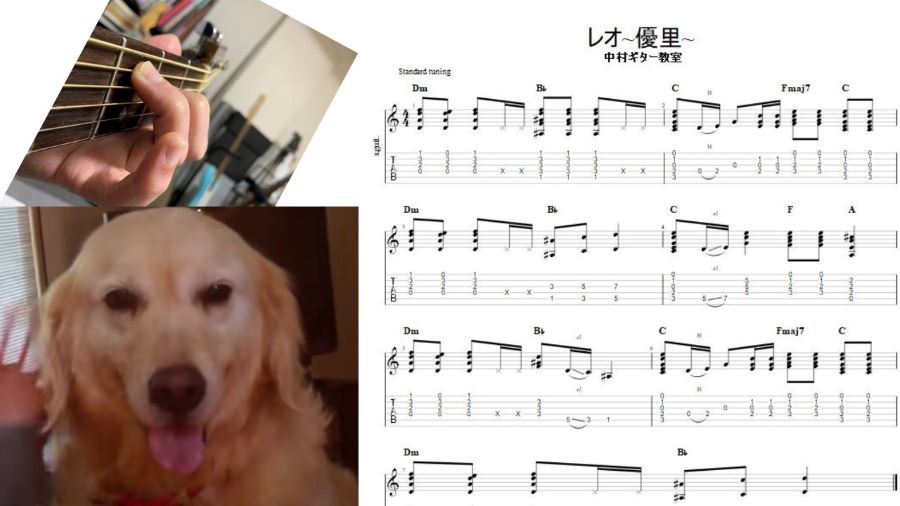アコースティックギターで弾ける【レオ/優里】オリジナルtab譜作ってみ