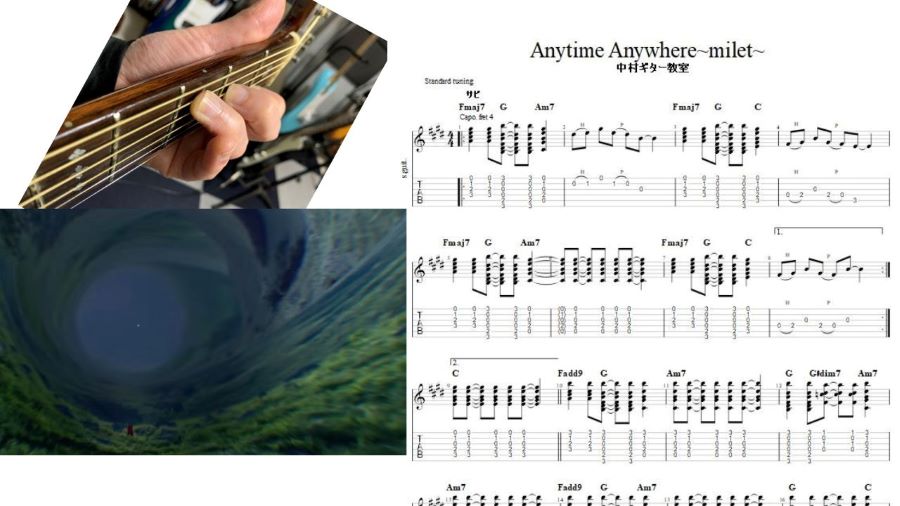 葬送のフリーレンED曲】アコースティックギターで弾ける【Anytime